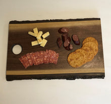 Load image into Gallery viewer, The Live Edge Walnut Charcuterie Board
