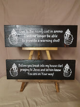 Load image into Gallery viewer, Novelty Revolver Signs