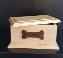 Load image into Gallery viewer, Small Maple Wooden Cremation Urn