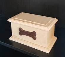 Load image into Gallery viewer, Small Maple Wooden Cremation Urn
