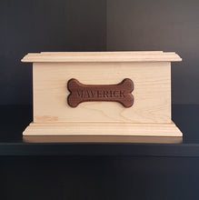 Load image into Gallery viewer, Small Maple Wooden Cremation Urn