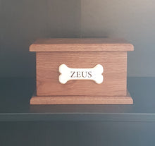 Load image into Gallery viewer, Small Walnut Wooden Cremation Urn