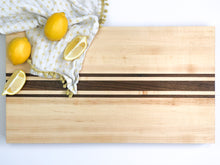 Load image into Gallery viewer, Maple-Walnut Edge Grain Cutting Board