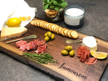Load image into Gallery viewer, The Live Edge Walnut Charcuterie Board