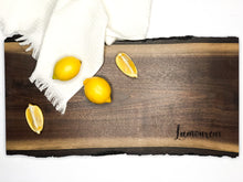 Load image into Gallery viewer, The Live Edge Walnut Charcuterie Board