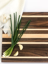 Load image into Gallery viewer, Walnut-Maple Edge Grain Cutting Board