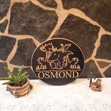 Load image into Gallery viewer, The Moose + Family Sign