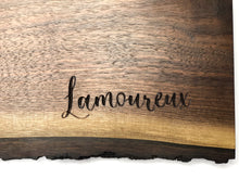 Load image into Gallery viewer, The Live Edge Walnut Charcuterie Board