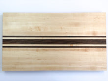 Load image into Gallery viewer, Maple-Walnut Edge Grain Cutting Board