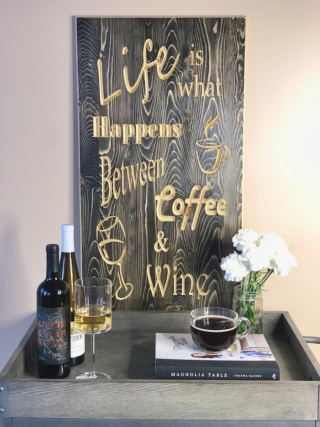 The Coffee + Wine Sign